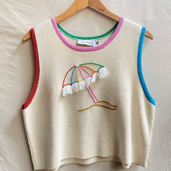 Rachel Antonoff Tops - Rachel Antonoff knit Umbrella Shell Tank Top